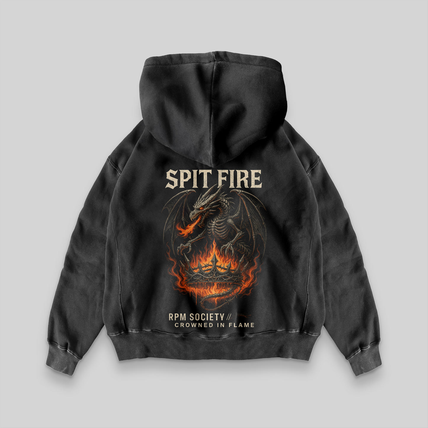 CROWNED IN FLAME HOODIE