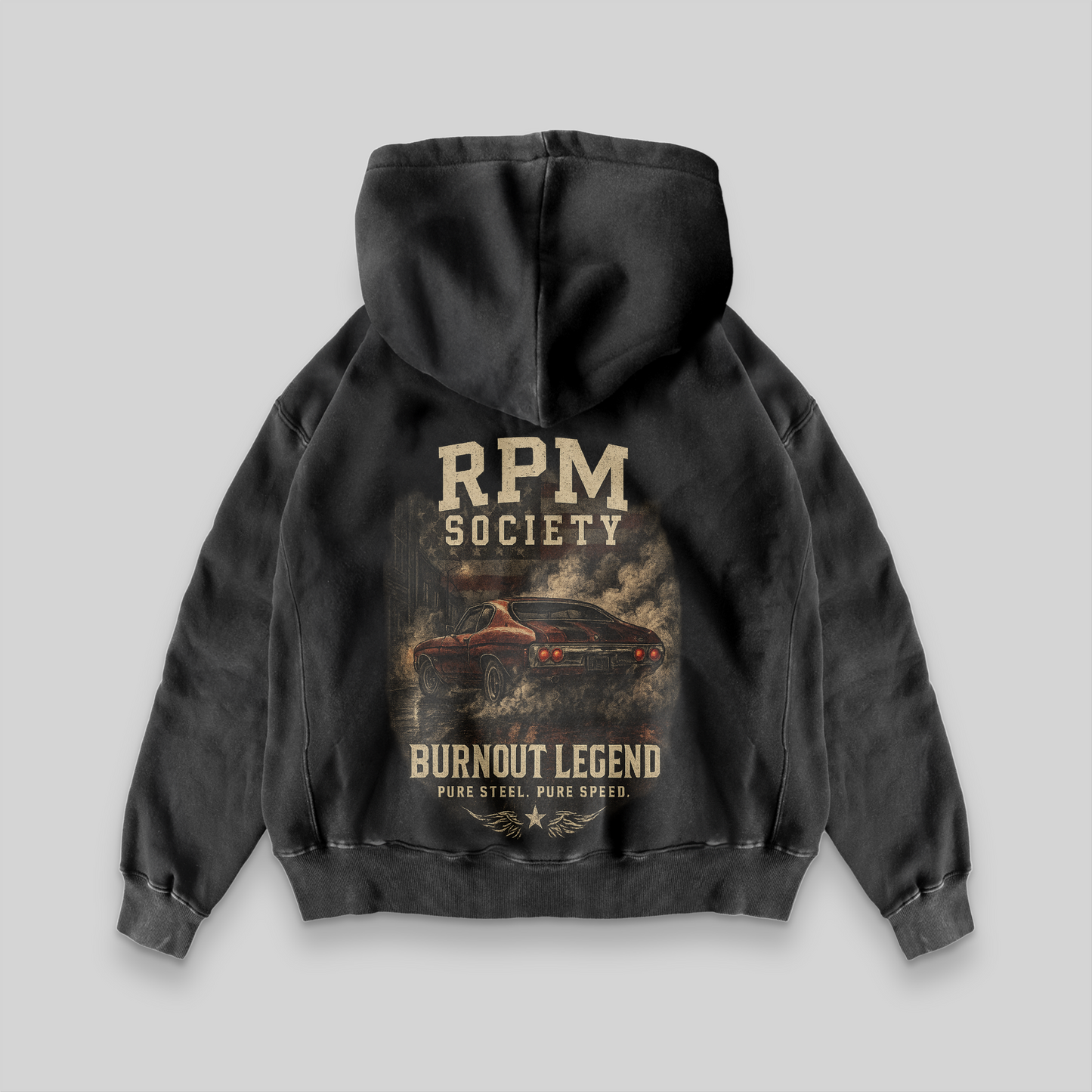 BURNOUT HOODIE